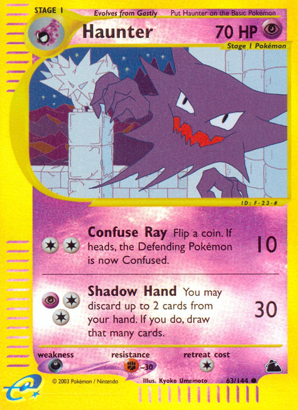 E-Series Skyridge Haunter #63/144 reverse holo